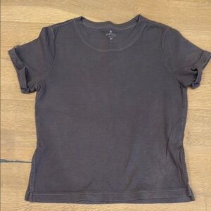 Athleta Gray Short Sleeve T-Shirt